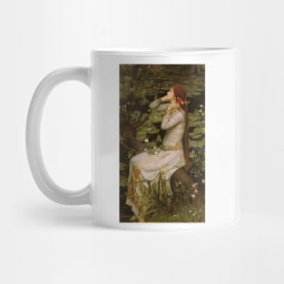 Ophelia (aka By The Pond) by John William Waterhouse Mug